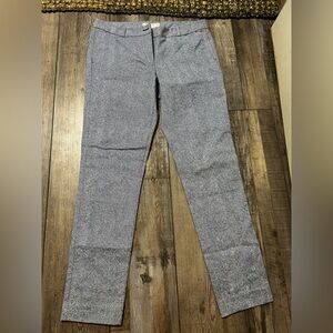 Michael Kors Navy Blue Herringbone office Pants